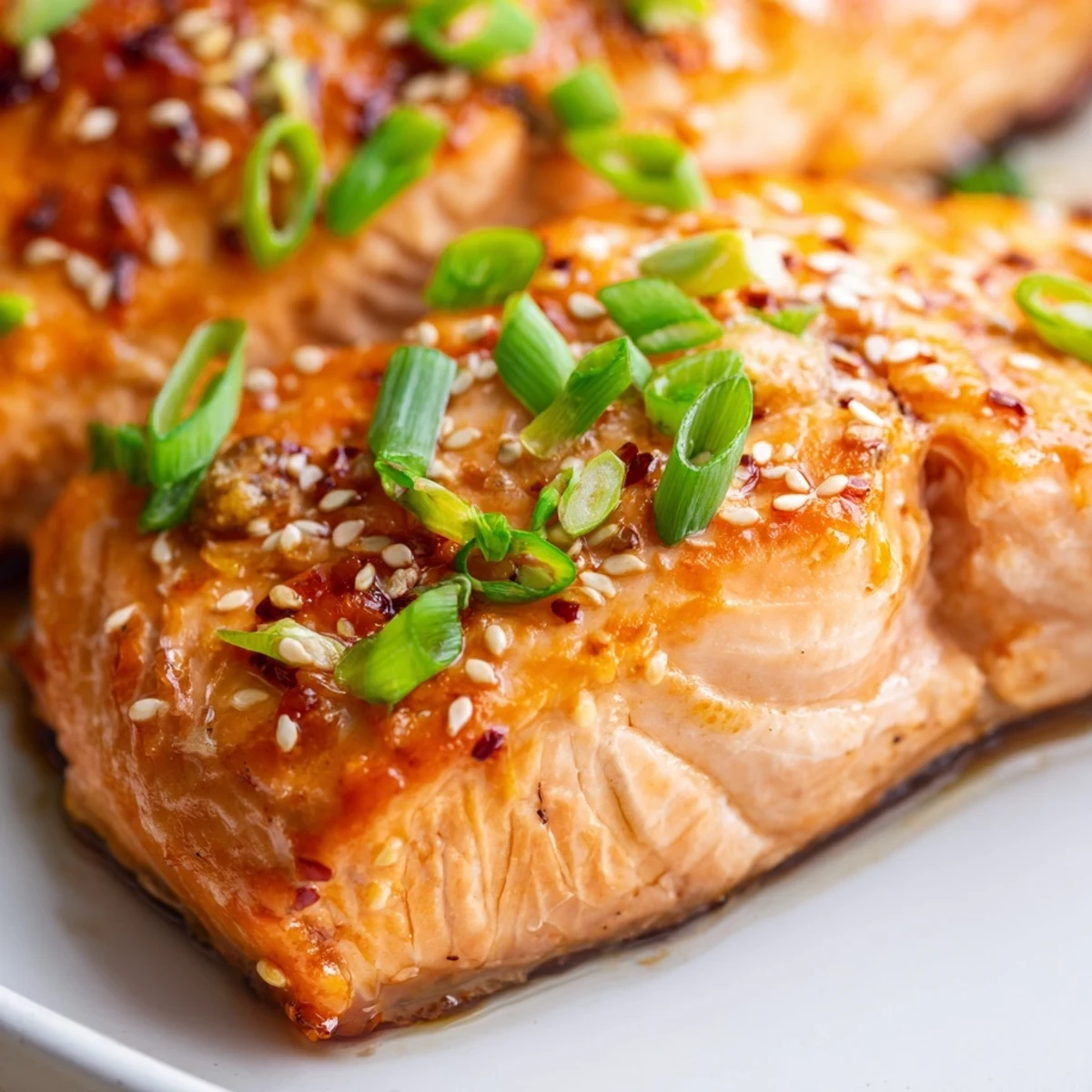 Baked Salmon Orange Glaze