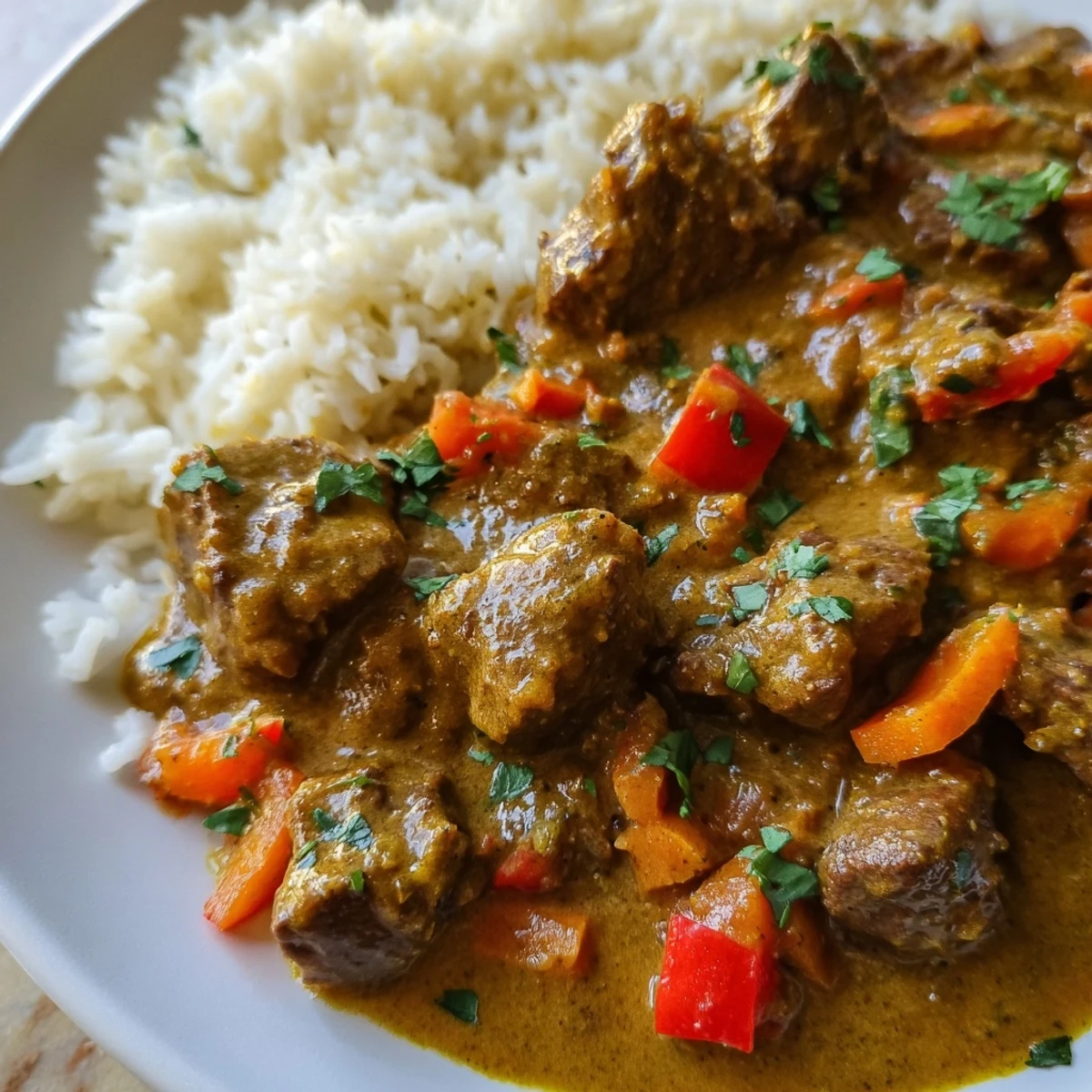 Slow Cooker Beef Curry