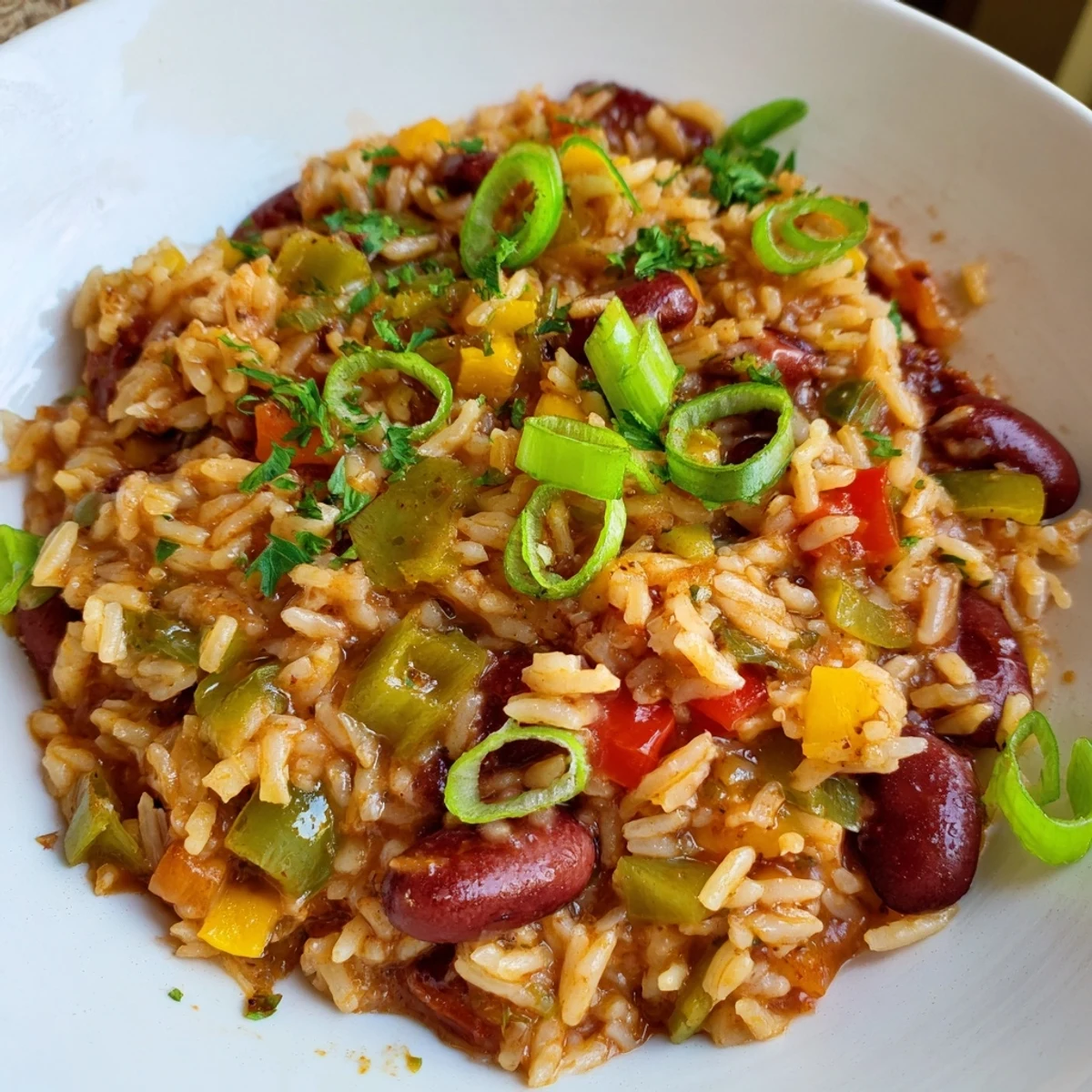 Mardi Gras Rice Beans