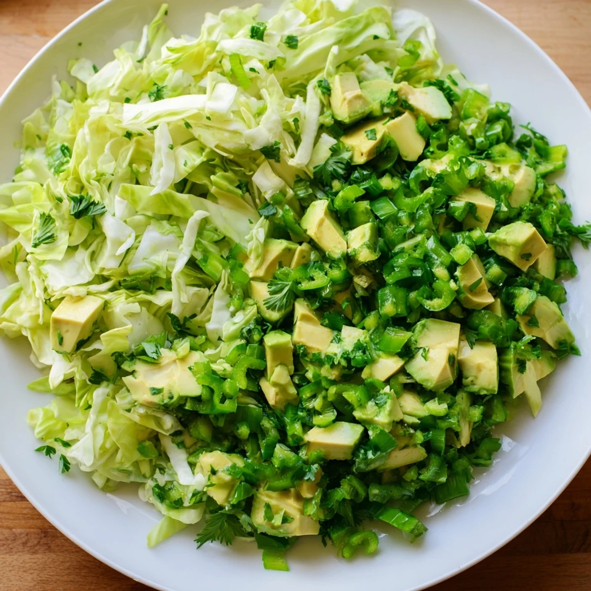 Freshly chopped herbs and crunchy cucumber add bright flavors to this easy Green Goddess Salad recipe.