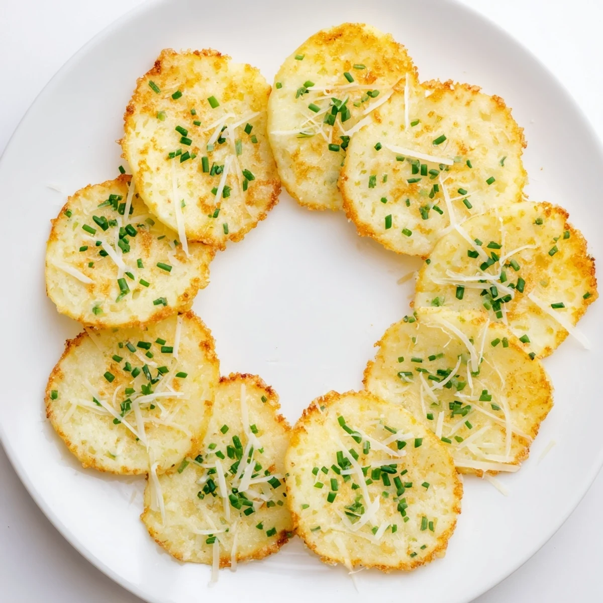 Crispy protein-rich cottage cheese chips cooling on a wire rack after baking until golden and perfectly crisp