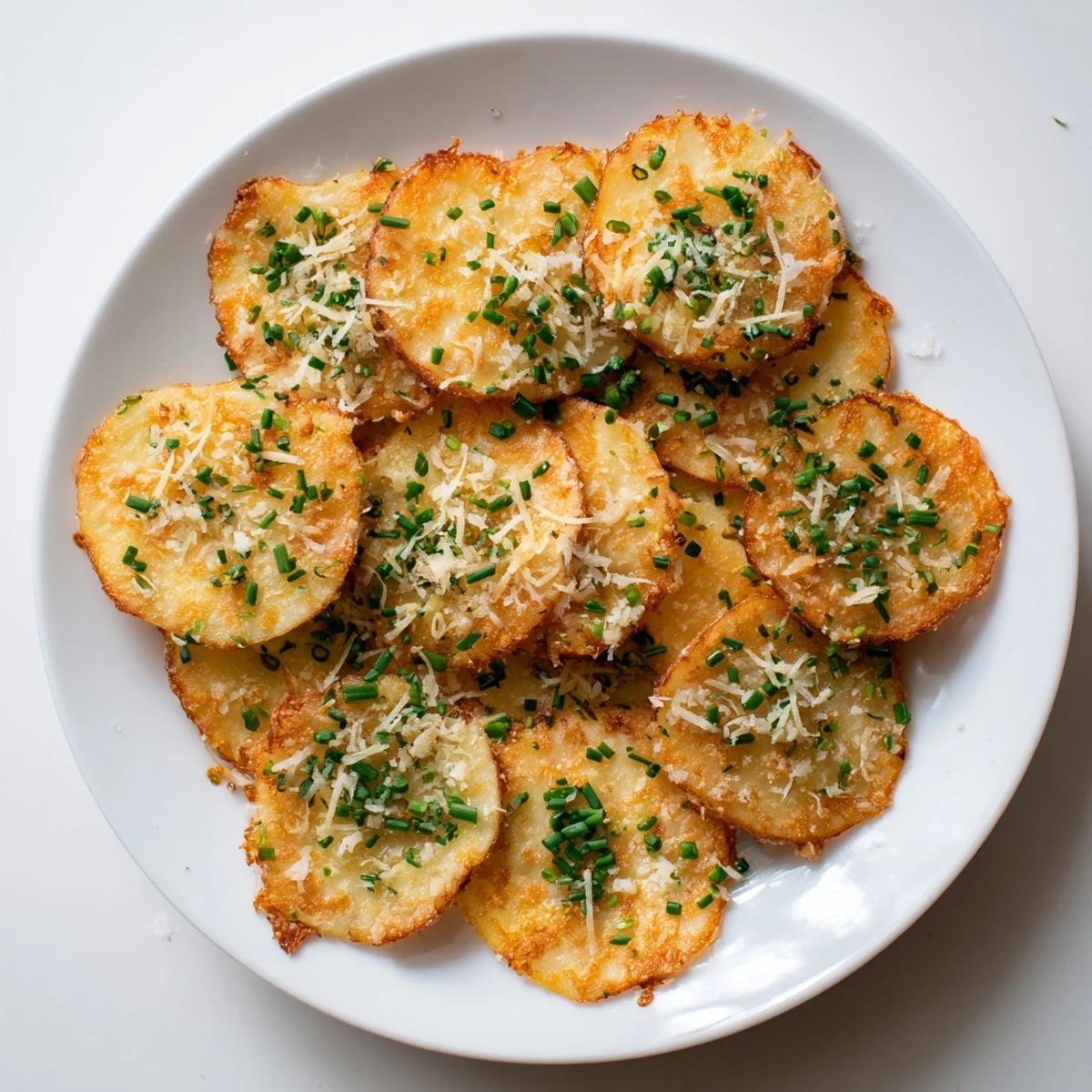 A serving bowl filled with seasoned cottage cheese chips alongside a creamy Greek yogurt dip for snacking