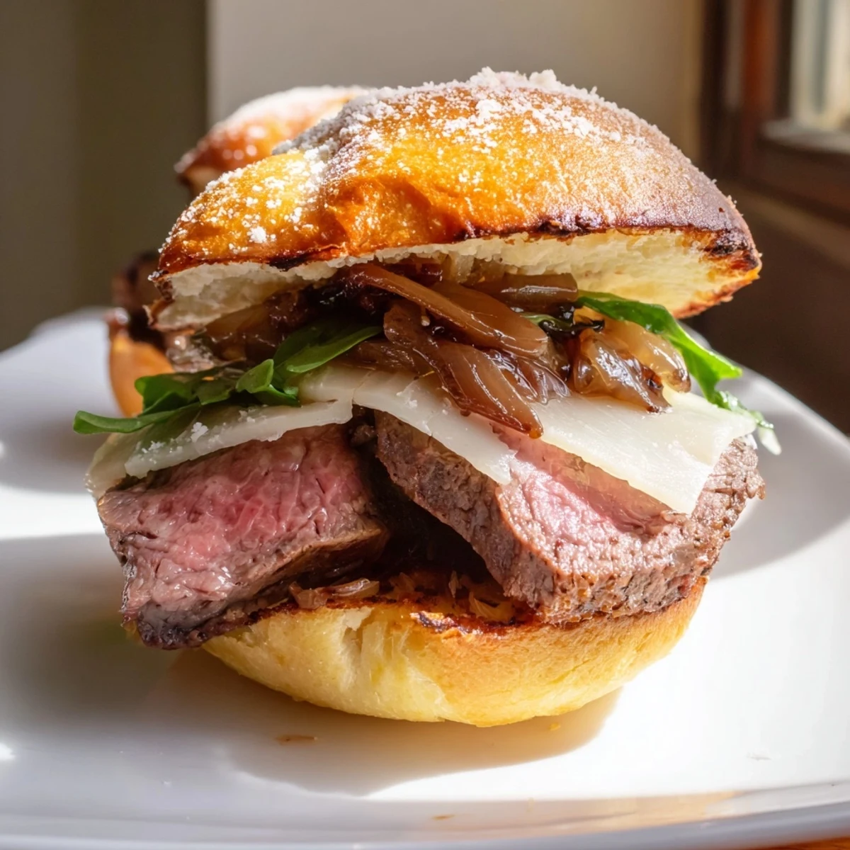 Filet Mignon Garlic Parmesan Sliders