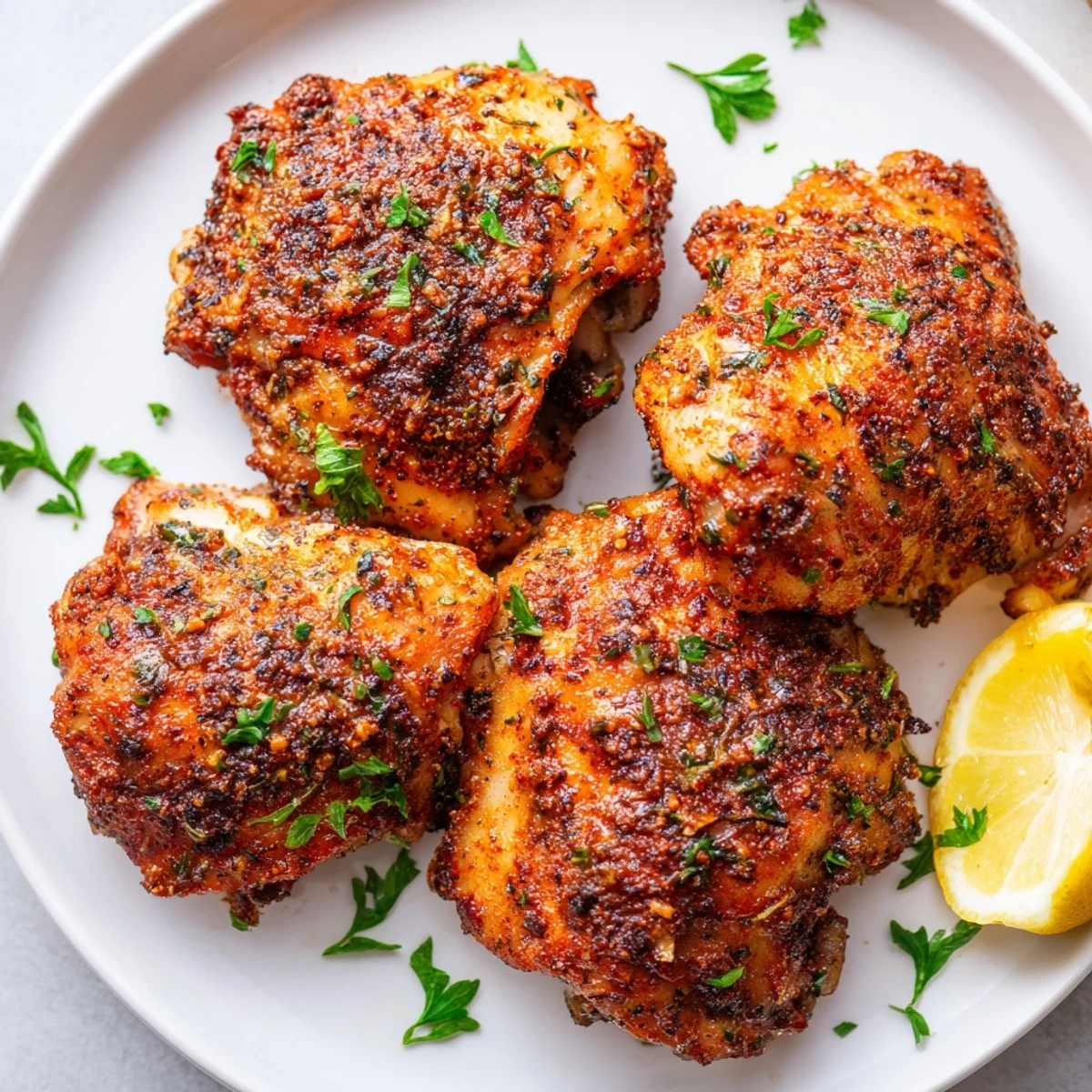 Oven Baked Chicken Thighs