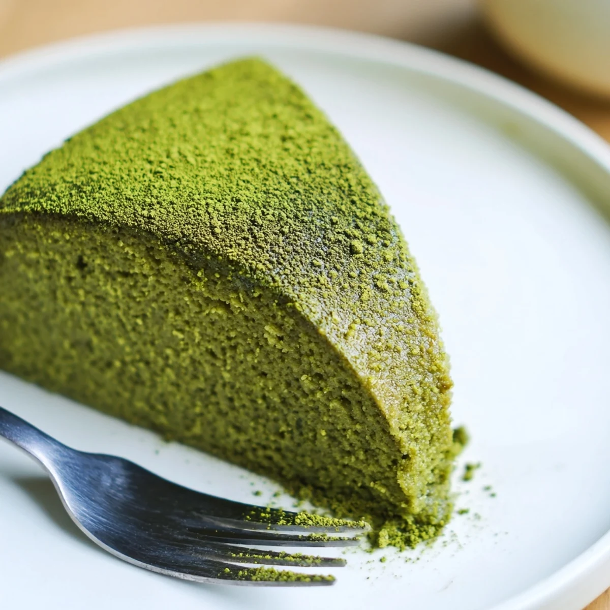This vibrant matcha cake recipe yields a moist, tender sponge perfect for serving with afternoon tea.