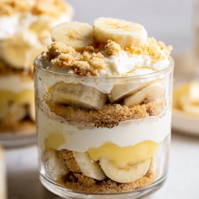 No Bake Banana Pudding Cheesecake Cups