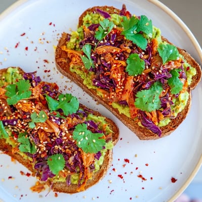 Kimchi Avocado Toast
