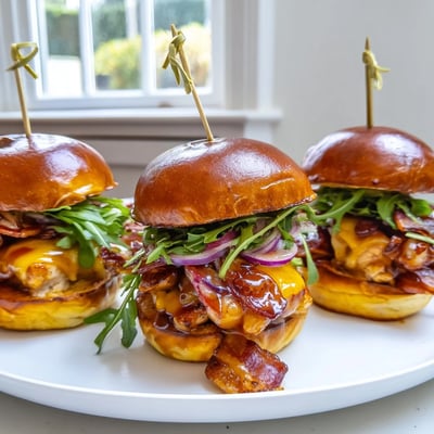 Maple Chicken Bacon Sliders